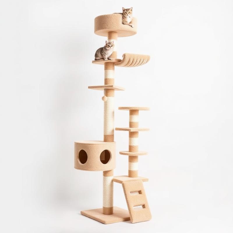 Multi-Level Cat Tower